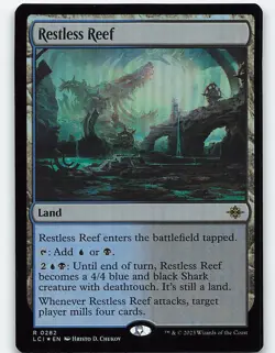 Restless Reef #282 foil Magic the Gathering Card - Image 1