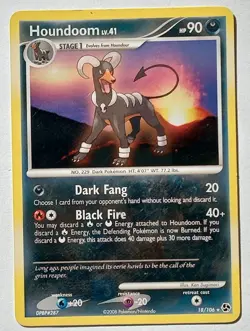 Pokemon - Houndoom - Great Encounters 18/106 - Rare - HP - Image 1