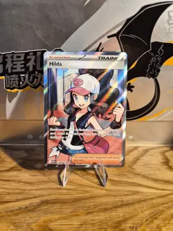 Hilda 164/086 Sv: White Flare Holo Trainer Full Art english pokemon tcg - Image 1