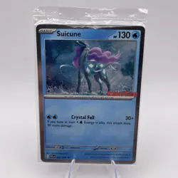 Pokemon Suicune 26/94 ME02: Phantasmal Flames Holo Gamestop Promo - Sealed - Image 1
