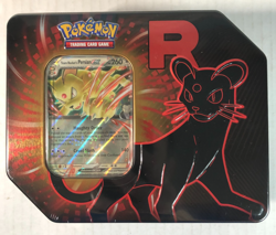Pokemon TCG Team Rocket Tin | Destined Rivals Team Rocket's Persian Tin Sealed! - Image 1
