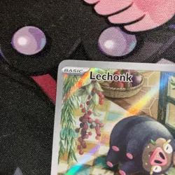 Lechonk Pokemon TCG Sv03: Obsidian Flames Holo Illustration Rare Card 209/197 NM - Image 2