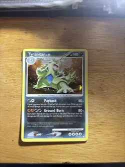 Pokemon Tyranitar (17/123) Rare Reverse Holo Mysterious Treasures (NM Ungraded) - Image 1