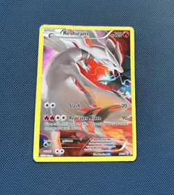 Pokemon TCG Reshiram XY Black Star Promos XY74 Full Art Holo Promo Card HP - Image 1