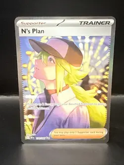 Pokemon TCG N's Plan 170/086 Black Bolt SIR Special Illustration Rare B - Image 1
