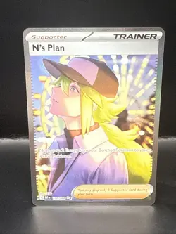 Pokemon TCG N's Plan 170/086 Black Bolt SIR Special Illustration Rare B - Image 2