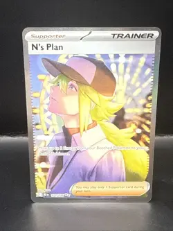 Pokemon TCG N's Plan 170/086 Black Bolt SIR Special Illustration Rare B - Image 3