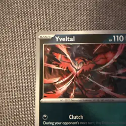 Yveltal 088/132 ME01: Mega Evolution Reverse Holo Rare Pokemon TCG NM - Image 5