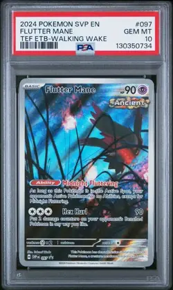 2024 Pokemon Flutter Mane 097 Sv: Scarlet & Violet Promo Cards Holo PSA 10 - Image 1