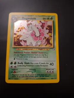 Carte Pokemon : Meganium 10/111 Neo Genesis Edition 2 Wizards English - Image 1