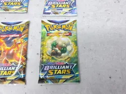 Pokemon Brilliant Stars Booster Packs 4 Packs\ SEALED - Complete Art Set! - Image 3