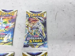 Pokemon Brilliant Stars Booster Packs 4 Packs\ SEALED - Complete Art Set! - Image 4