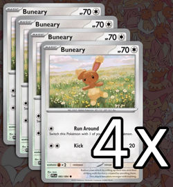 4x Buneary 083/094 - ME02: Phantasmal Flames - Pokemon TCG - Image 1