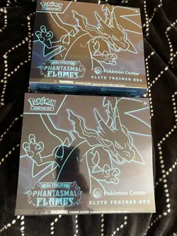 (2X) Phantasmal Flames Pokemon Center Elite Trainer Box ETB Set of 2 - Sealed - Image 1