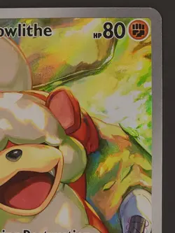Hisuian Growlithe 181/167 Illustration Rare NM Twilight Masquerade Pokemon TCG - Image 3