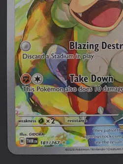 Hisuian Growlithe 181/167 Illustration Rare NM Twilight Masquerade Pokemon TCG - Image 4