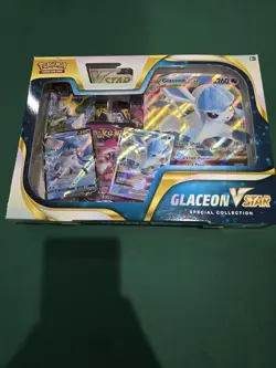 Pokemon TCG Glaceon VStar Special Collection Sword & Shield (Factory Sealed) - Image 1