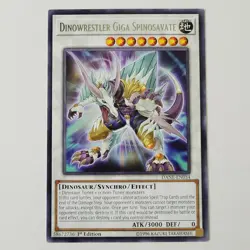 Dinowrestler Giga Spinosavate - DANE-EN034 - NM/VLP - Rare - 1st ed - Yugioh - Image 1