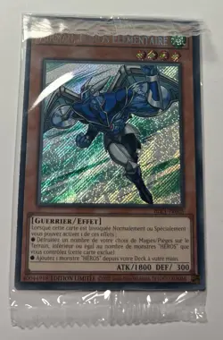 Yu-Gi-Oh - AIRMAN, HEROS ELEMENTAIRE - BLC1-FR003 - Secret - Mint Scellee Y - Image 1