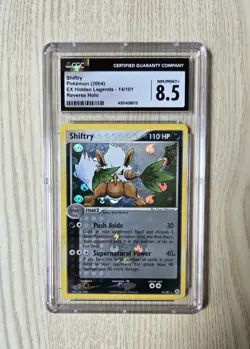 Shiftry 2004 EX Hidden Legends 14/101 Holo Pokemon Card CGC 8.5 Grade - Image 1