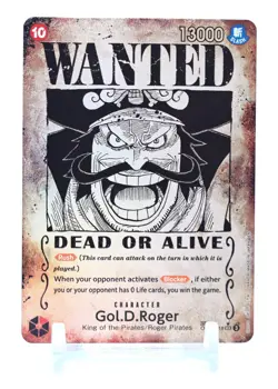 One Piece Card - Gol.D.Roger Wanted Poster OP09-118 (SEC) Special Rare English - Image 1