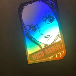 S1600 Japanese Jump Festa 2025 Pre-Sale One Piece Nico Robin Holo Card - Image 2