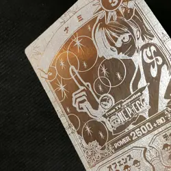 R041 Nami No.3 Japanese One piece Big Retro Card Super Rare Silver 4.5" x 3" - Image 2