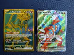 Pokemon Cards Koraidon EX Paldean Fates Hyper Rare Full Art 231/198 & 245/091 - Image 1