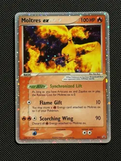 Moltres ex #031 Black Star Nintendo Promo Holo Rare Pokemon Card 2005 VLP - Image 1