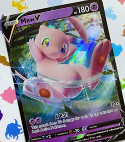 Mew V 069/189 Darkness Ablaze NM Pokemon Card - Image 2