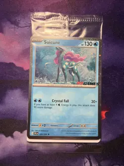Suicune 026/094 EB Games Stamped Promo Holo Phantasmal Pokemon Card - SEALED - Image 1