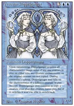 Vesuvan Doppelganger - Medium Play MTG Revised - Image 1