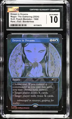 DROWN IN DREAMS Secret Lair Foil Rare CGC 10 MTG [Nostalgium] - Image 1