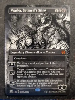 Vraska, Betrayal's Sting - Borderless Manga - Phyrexia: All Will Be One (MTG) - Image 1
