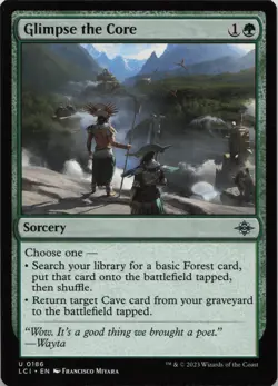 Glimpse the Core U The Lost Caverns of Ixalan 186 LP-NM - Image 1