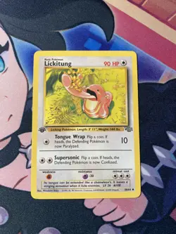 Pokemon TCG Lickitung Jungle 38/64 Regular 1st Edition Uncommon LP+ - Image 1