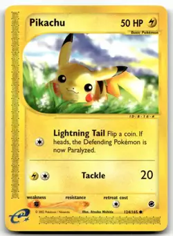 Pokemon Expedition #124/165 Pikachu NM - Image 1