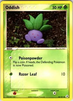 Pokemon | Hidden Legends | Oddish | 68/101 | Normal | NM - Image 1