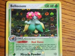 2004 Pokemon Ex Hidden Legends Bellossom foil card, mint condition - Image 2