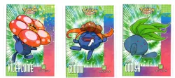 Pokemon Card Database Attacks Cracked Ice Holo Oddish, Gloom, Vileplume - Image 1