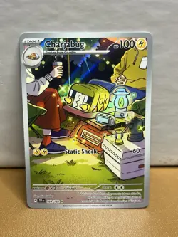 Charjabug 169/162 Sv05: Temporal Forces Holo MINT POKEMON TCG SCARLET AND VIOLET - Image 1
