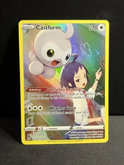 Castform - TG11/TG30 - Trainer Gallery - Lost Origin Holo Ultra Rare Pokemon Car - Image 1