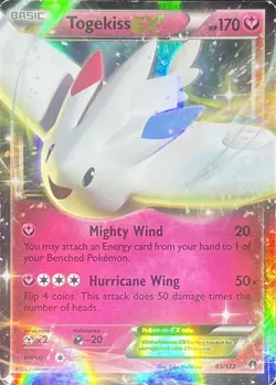 Pokemon Breakpoint XY: Togekiss EX (Ultra Rare Holo) #83/122 - Moderately Played - Image 2
