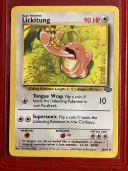 POKEMON LICKITUNG -38/64 Jungle 1999 Wizards - Image 3