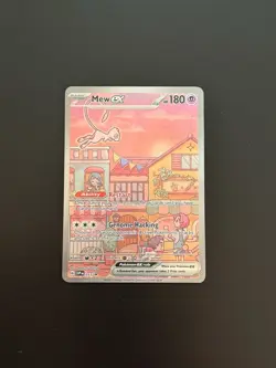 Pokemon TCG Mew EX Black Star Promo SVP053 VERY SHARP - Image 1