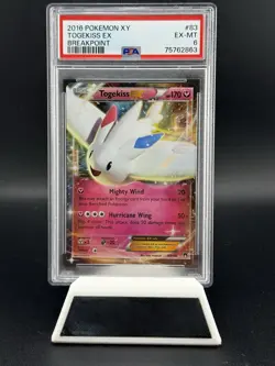 2016 Pokemon XY: Breakpoint - Togekiss EX #83/122 - PSA 9 MINT - Image 1