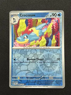 Pokemon Temporal Forces - Croconaw - 040/162 - Reverse Holo - M/NM - Image 2