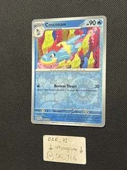 Pokemon Temporal Forces - Croconaw - 040/162 - Reverse Holo - M/NM - Image 4