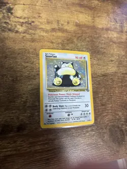 Pokemon TCG Snorlax 11/64 Jungle Set Holo Rare, Unlimited, 1999 MP - Image 1