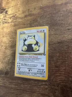 Pokemon TCG Snorlax 11/64 Jungle Set Holo Rare, Unlimited, 1999 MP - Image 3